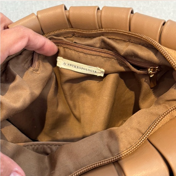 Anthropologie woven faux leather crossbody bag - Picture 4 of 4